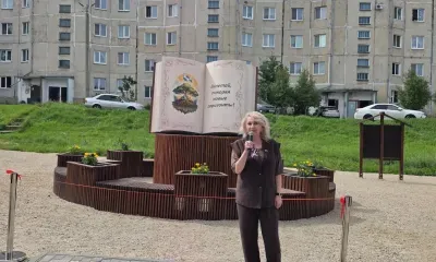 Сквер, обновленный по решению жителей, открыли в Шимановске накануне Дня города