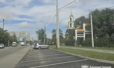 Парковку рядом с храмом обустроили в Благовещенске