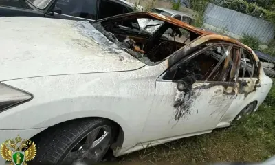 Автомобиль молодого гонщика-нарушителя сжег его отец и может лишиться свободы