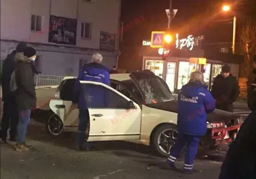 В жуткой аварии в Благовещенске погиб человек
