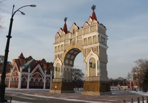 Триумфальной арке в Благовещенске исполнилось 130 лет