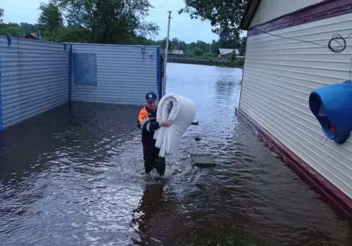 Эвакуация населения началась из подтопленного села Ивановка