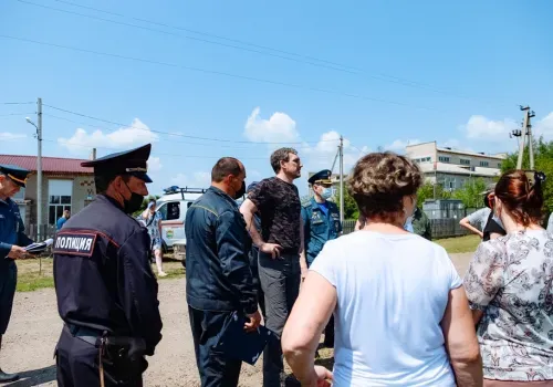 Василий Орлов посетил подтопленные села Магдагачинского и Шимановского районов