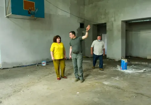 Спортзал откроется в селе Серышевского района в августе