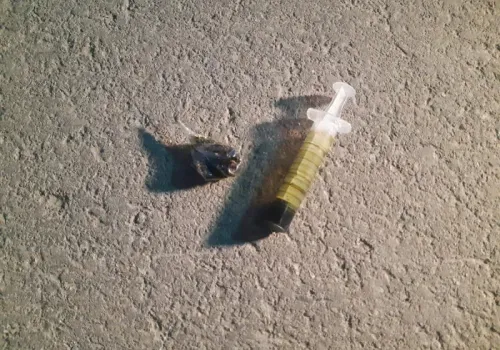 Житель Тынды с наркотиками пытался скрыться от полицейских на федеральной дороге