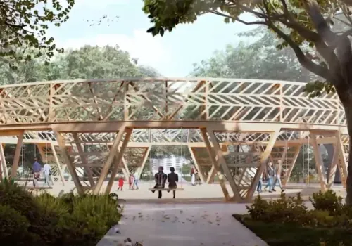 Парковки создают для посетителей Первомайского парка в Благовещенске