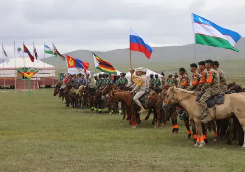 В Монголию на военный "Конный марафон" прибыли кавалеристы из Дальнего Востока