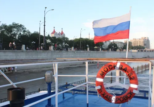 Теплоходы вернулись на прогулочную линию по Амуру в Благовещенске