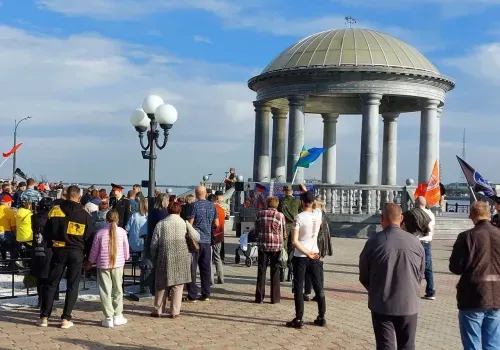 Спецоперацию на Украине поддержали патриотическим марафоном в Благовещенске