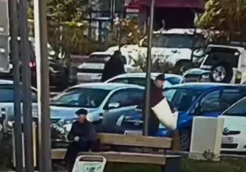 Пшено из мешков высыпал в сквере Благовещенска неизвестный мужчина