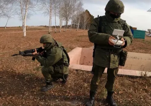 Беспилотниками в разных условиях учатся управлять мобилизованные в Приамурье