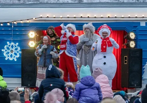 Поезд «Деда Мороза» посетит восемь станций Забайкальской железной дороги