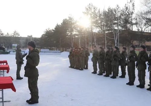 Военную присягу приняли новобранцы в Амурской области
