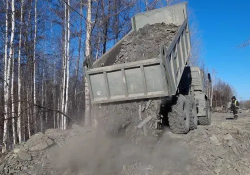 Военные продолжают строительство второго пути БАМа на севере Амурской области