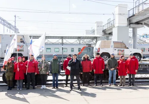 ЗабЖД выступила партнером патриотической акции «Автопоезд»