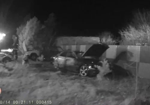 Две машины одновременно горели в Благовещенском округе