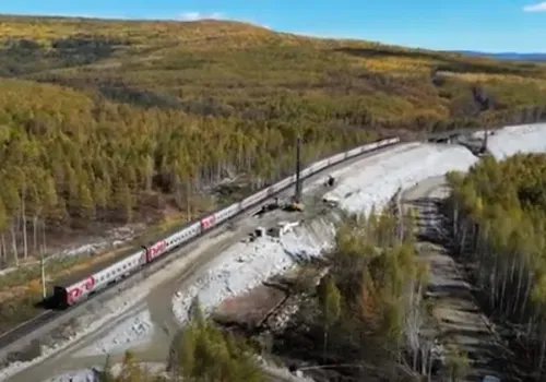 Перегон на участке в отрогах хребта расширили в Амурской области