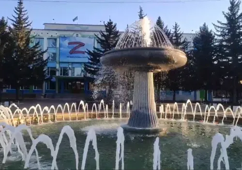 Сезон фонтанов открыли в Белогорске