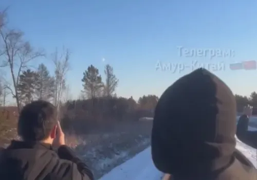 Блогер из Хэйхэ снял в Приамурье запуск ракеты с российско-китайским спутником