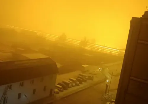 Плотный туман окутал Благовещенск