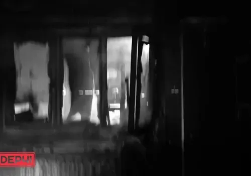 На пожаре в Приамурье с верхнего этажа спасли девять человек
