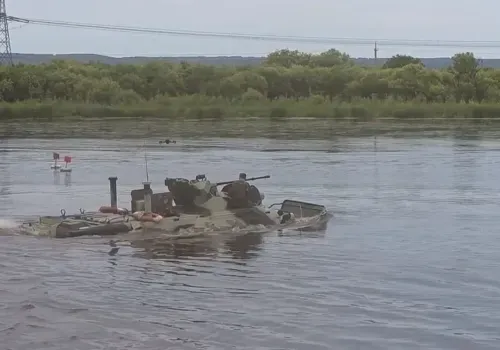 По беспилотникам стреляли с водоема в Благовещенском округе
