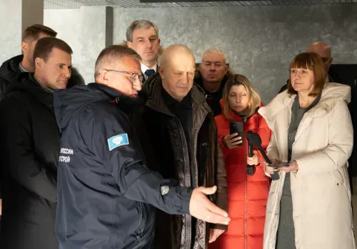 Юрий Трутнев проверил стройку постоянного пункта пропуска "Кани-Курган" под Благовещенском