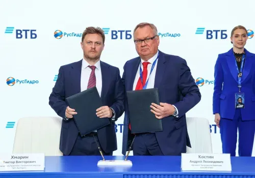 РусГидро и ВТБ подписали меморандум о финансировании проектов на Дальнем Востоке