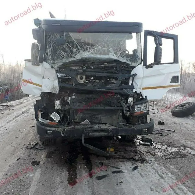 Два грузовика попали в жесткое ДТП в Благовещенском районе