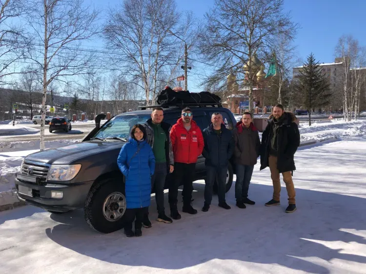 Участники зимней экспедиции из Иркутска приехали в Тынду