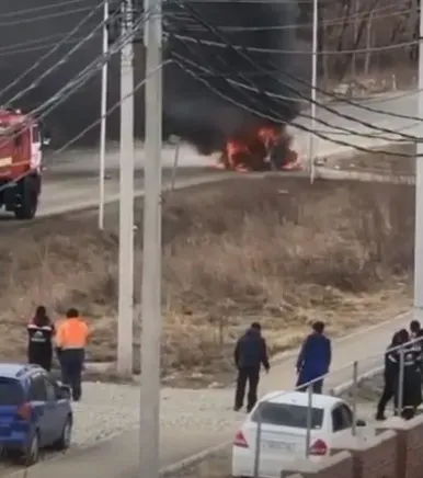 Автомобиль сгорел в Чигирях, пострадавших нет 
