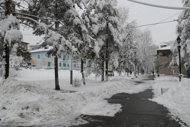 Из-за снегопада в Сковородинском районе ввели режим повышенной готовности