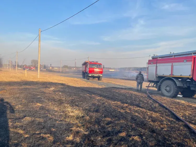 В селе Шимановского района шесть домов загорелись из-за ветра