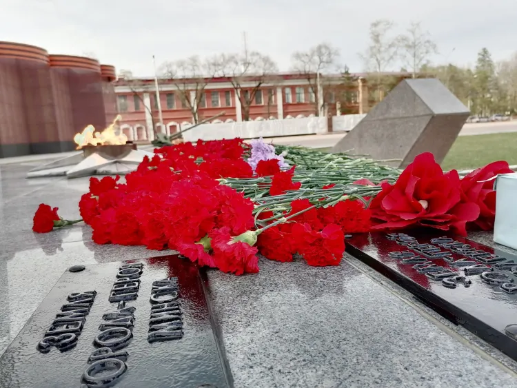 Празднование Дня Победы репетируют в Благовещенске (фото)