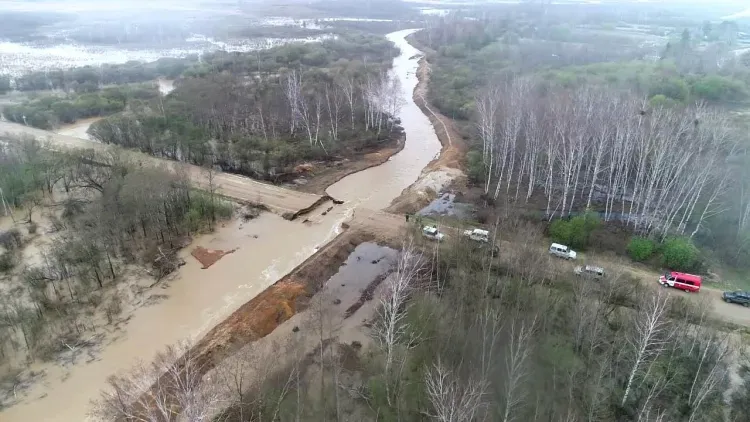 Дожди привели к паводкам в Ромненском и Белогорском округах
