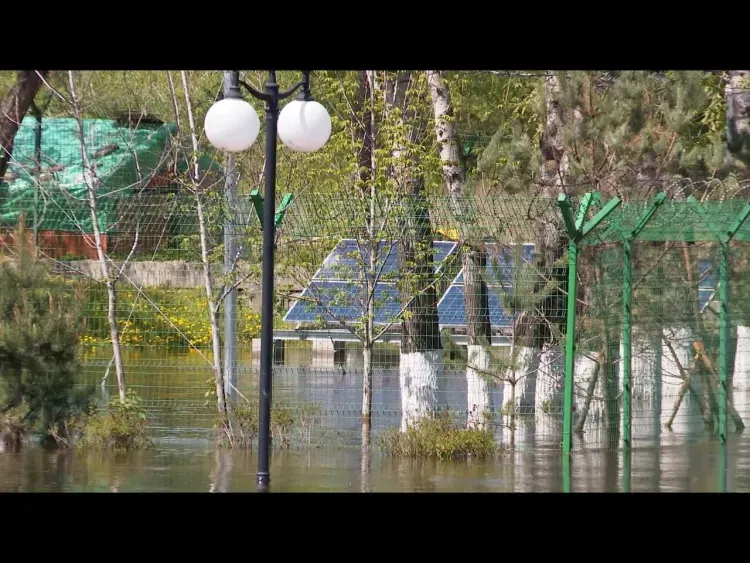 Под водой оказалась часть китайского острова Большой Хэйхэ