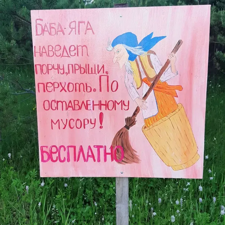 Бабой-ягой напугали посетителей леса в Сковородинском районе