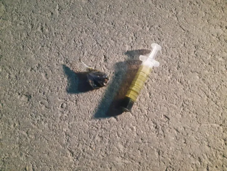 Житель Тынды с наркотиками пытался скрыться от полицейских на федеральной дороге