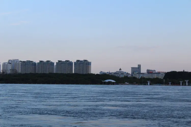 Закрытый для туристов Китай амурчане наблюдают с борта теплохода