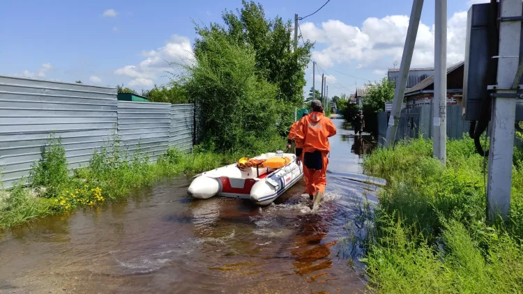 Село Ромны освободилось от воды после паводка