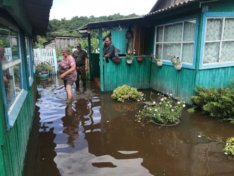 Вторая волна: фотоподборка августовского паводка в Приамурье
