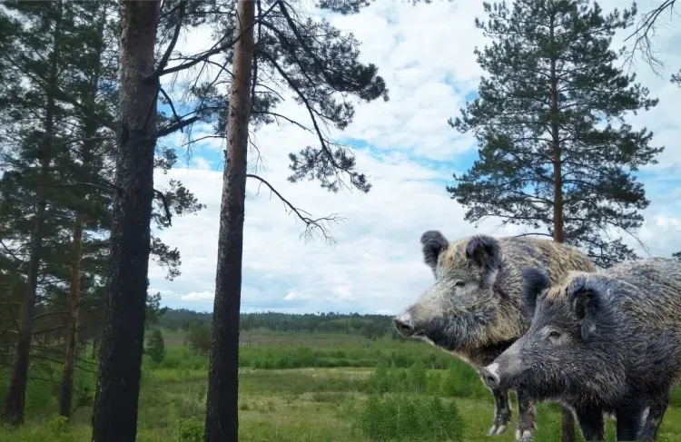 Чуму принесли дикие кабаны в космоград Циолковский 