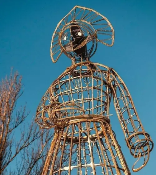 Снегурочка напугала жителей российского города