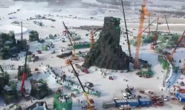 Олимпийскую гору высотой 42 метра построят в "Мире снега и льда" в Харбине