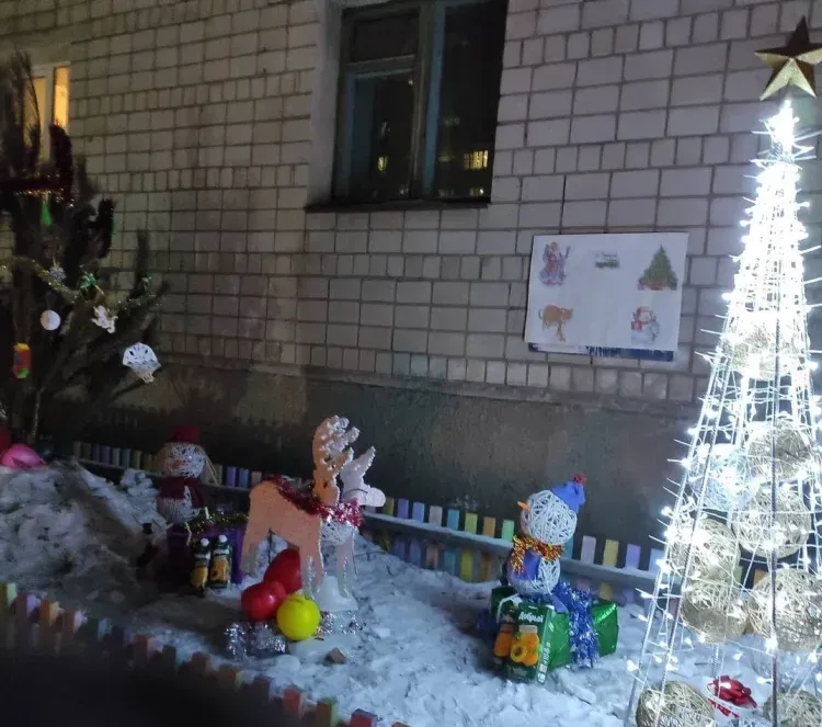 Снеговика украли из двора-участника конкурса в Свободном