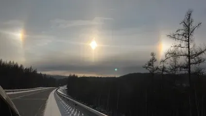 Гало заметили в небе над Амурской областью