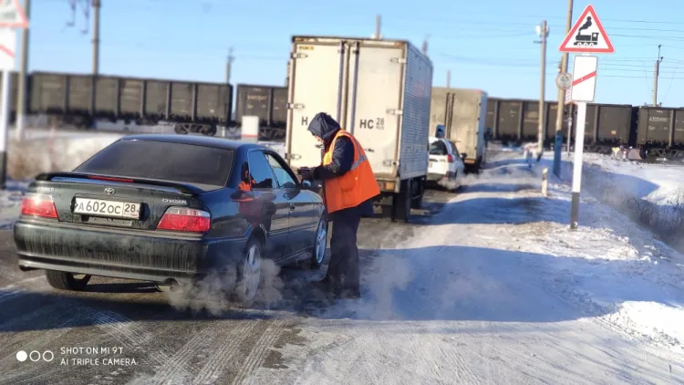 Профилактический рейд «Внимание переезд!» провели сотрудники ЗабЖД