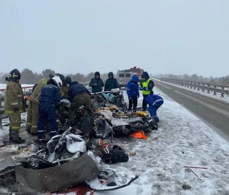 Два человека погибли в автокатастрофе в Приамурье