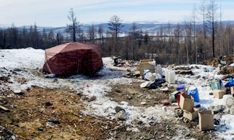 Погибшего мужчину нашли в туристической палатке на севере Приамурья