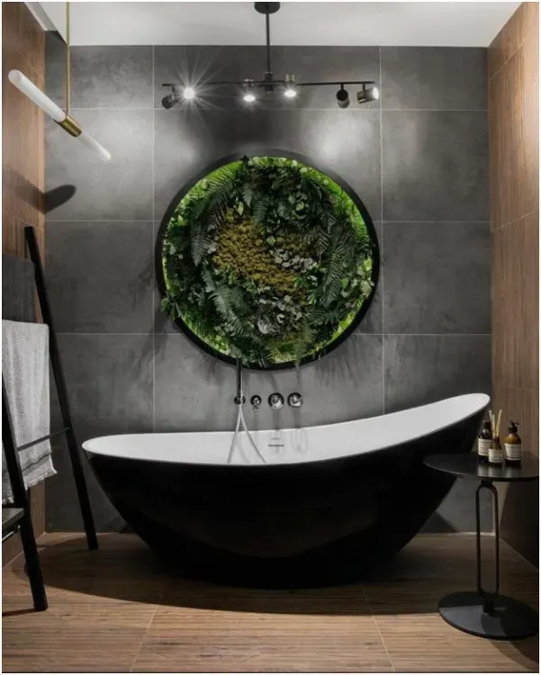 Крупноформатная плитка от Италон в дизайне ванных комнат